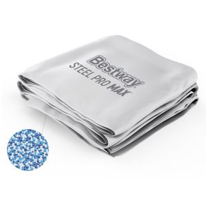 Steel Pro MAX 10' x 30 Round Above Ground Pool Liner Replacement. Gray