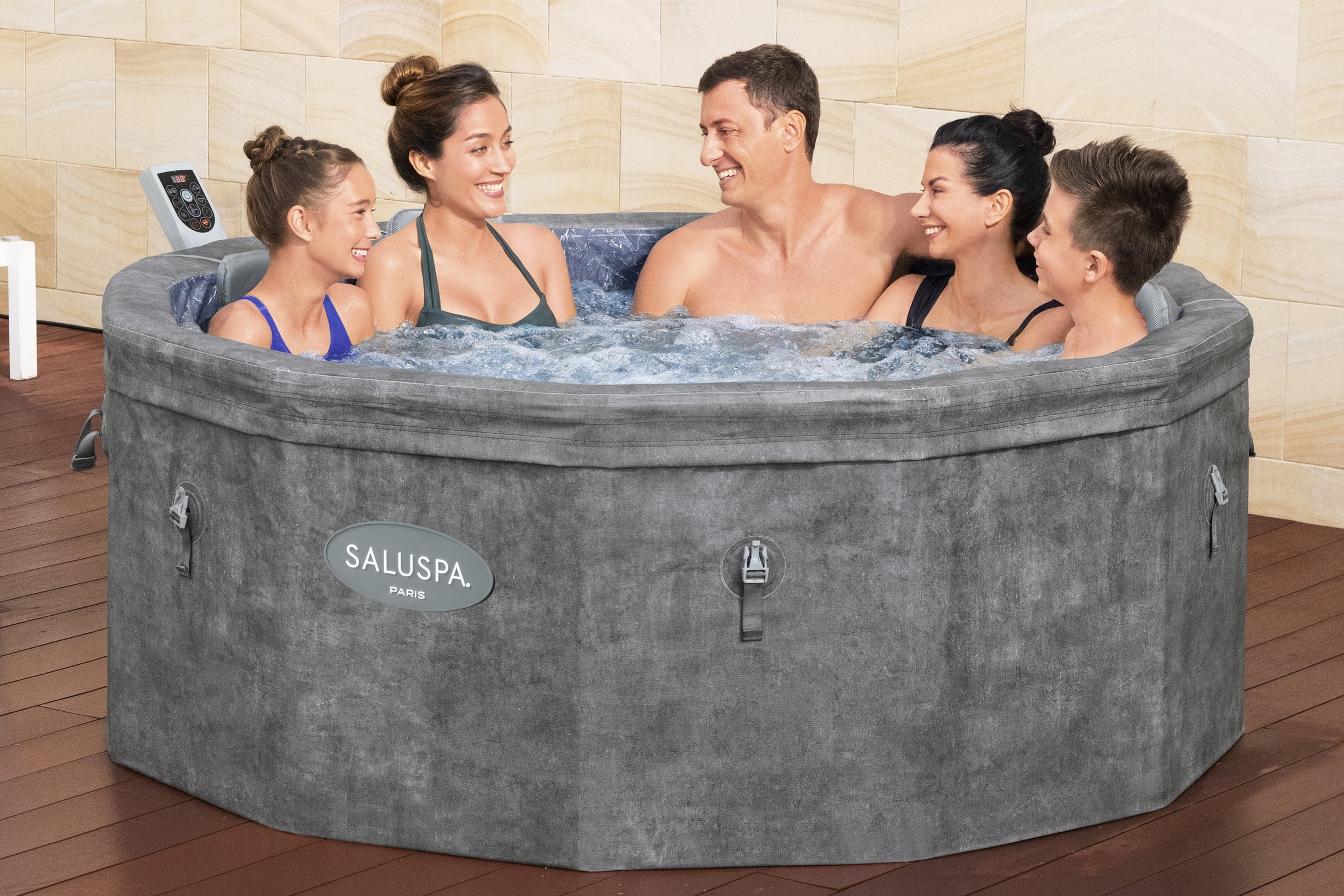 SaluSpa Paris UltraFit Smart AirJet Plus Hot Tub with App Control 4-6 person - Image 2