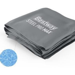 Steel Pro MAX™ 18' x 9' x 48 Rectangular Above Ground Pool Liner Replacement. Gray