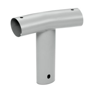 Power Steel Round Above Ground Pool T-Connector Replacement. Silver