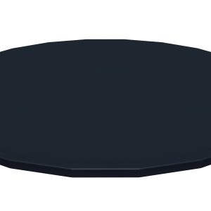Coleman Power Steel 22' x 52 Round Above Ground Pool Cover Replacement. Black
