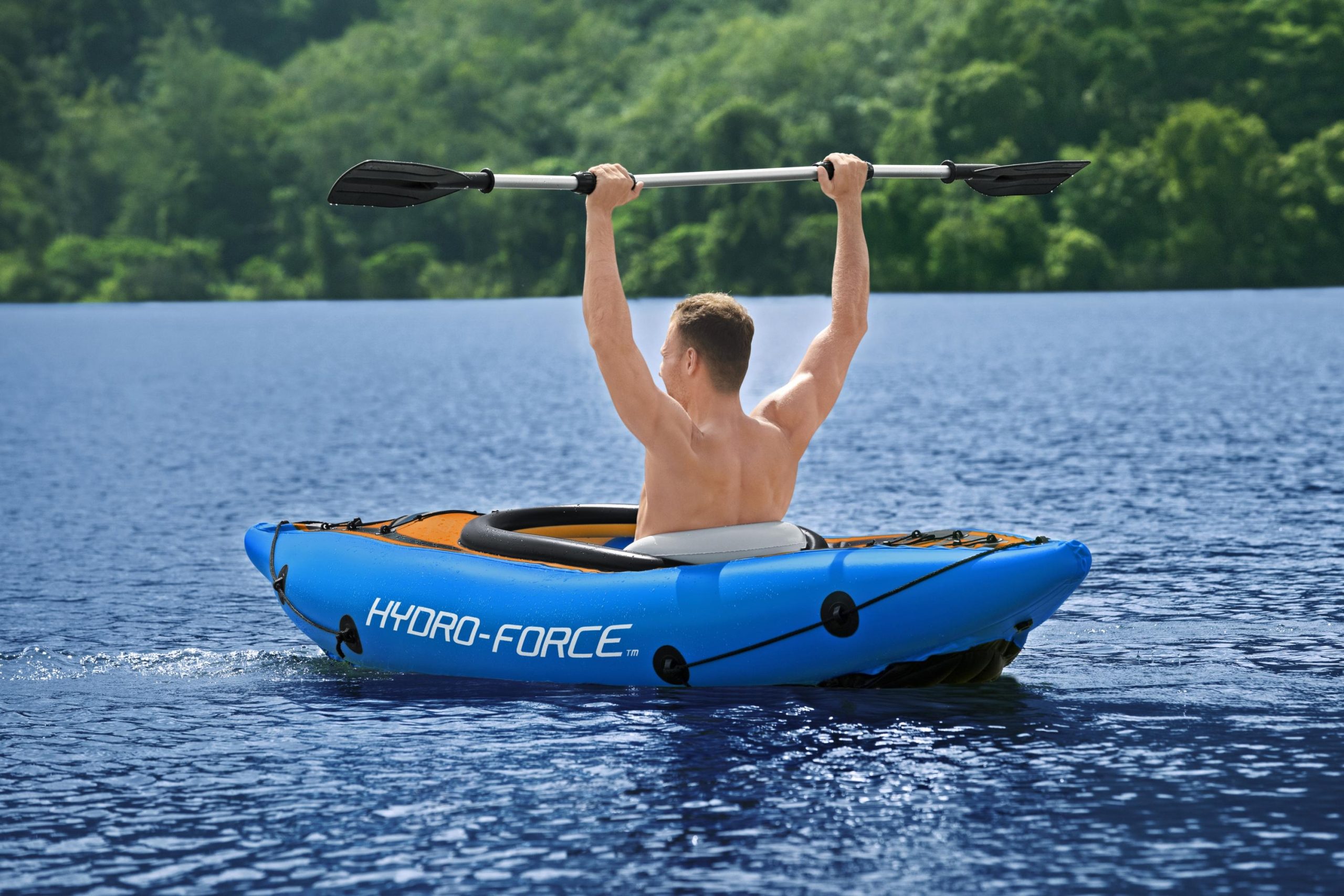 Hydro-Force Cove Champion Inflatable Kayak Set - Image 4