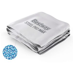 Steel Pro Max 16' x 48 Round Above Ground Pool Liner Replacement. Gray