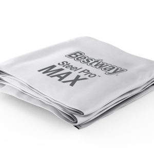 Steel Pro MAX 13' x 30 Round Above Ground Pool Liner Replacement. Light Gray