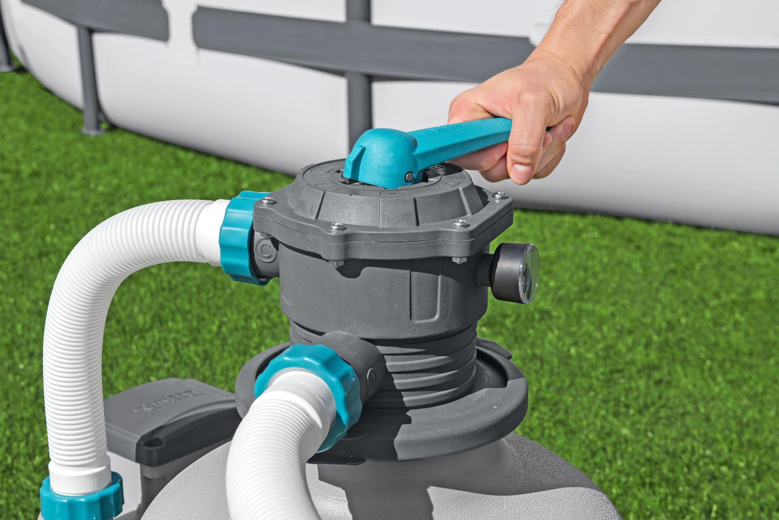 Bestway 3.000 gal. Above Ground Pool Sand Filter Pump - Image 7