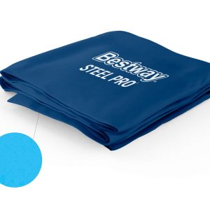 Steel Pro 9'10 x 6'7 x 26 Rectangular Above Ground Pool Liner Replacement. Blue