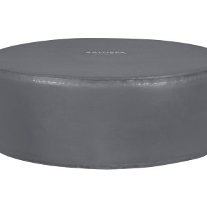 SaluSpa and Coleman 77 x 28 Round EnergySense Inflatable Hot Tub Cover. Gray