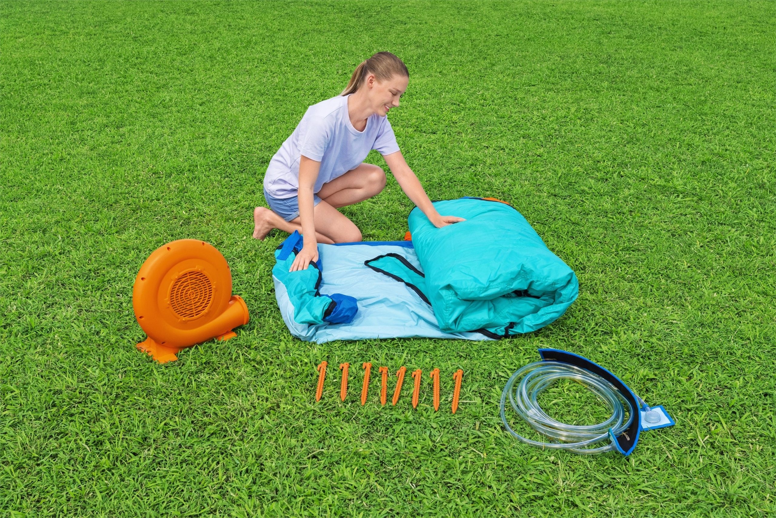 H2OGO! HydroHangout Kids Inflatable Water Park 8'5 - Image 9