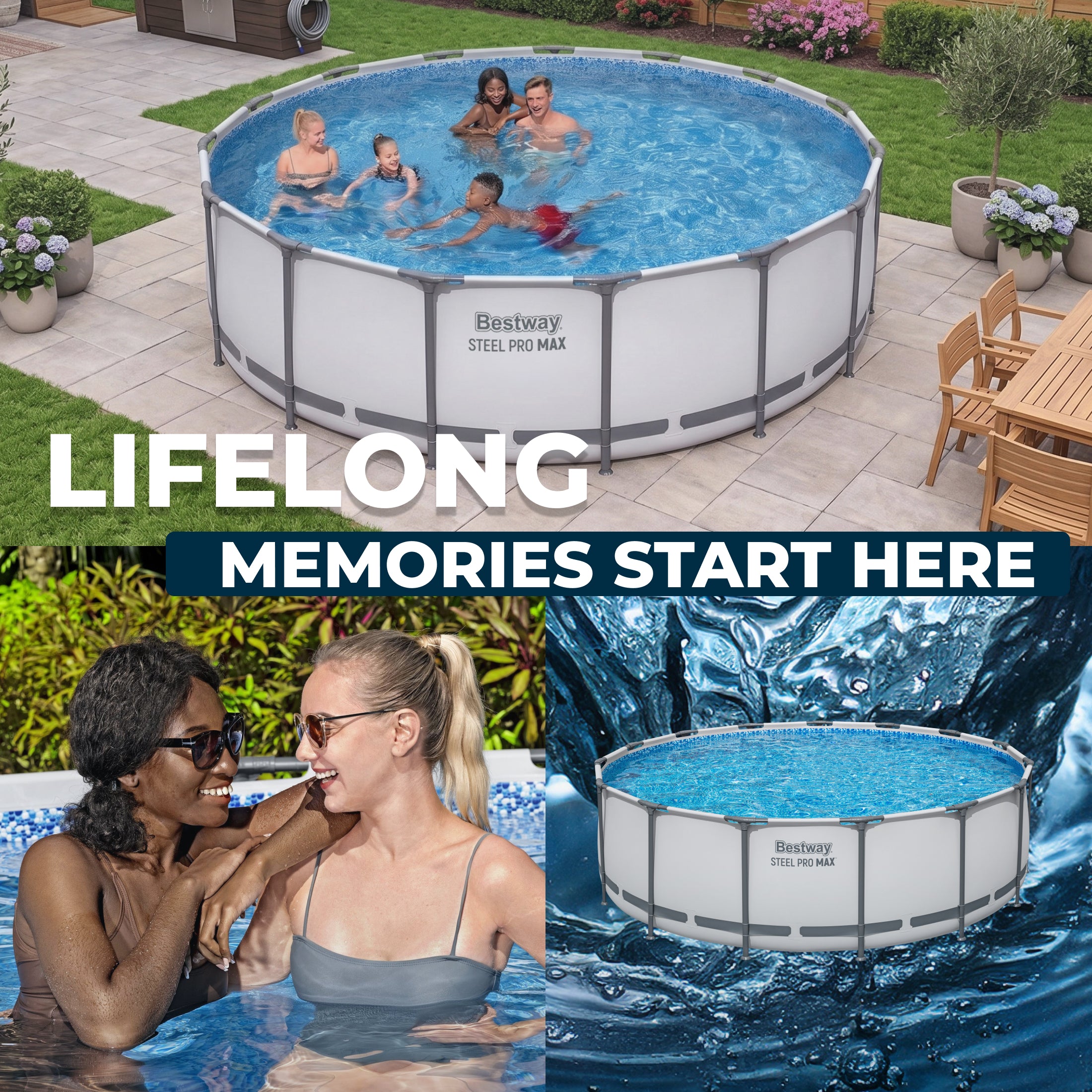 Bestway Steel Pro MAX 15' x 48 Above Ground Pool Set - Image 9