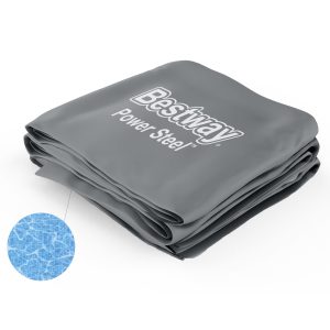 Power Steel 24' x 12' x 52 Rectangular Above Ground Pool Liner Replacement. Gray