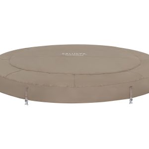 SaluSpa Palm Springs AirJet Hot Tub Top Leatheroid Cover Replacement. Brown
