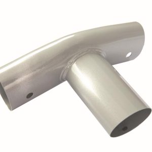 Power Steel and Steel Pro MAX Oval Above Ground Pool T-Connector F Replacement. Light Gray
