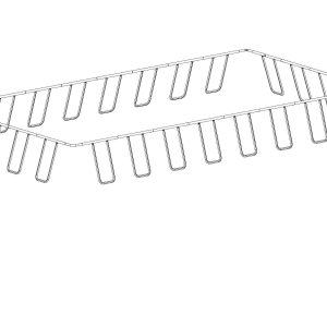 Power Steel 31'4 x 16' x 52 Above Ground Rectangular Pool Half Frame Set Replacement. Silver