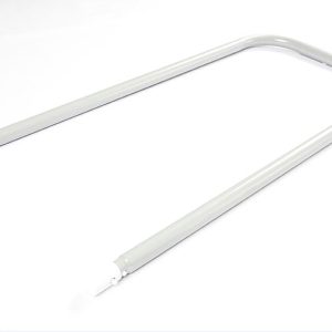 Power Steel 24' x 12' x 48 Oval Above Ground Pool U-Support Replacement. Light Gray