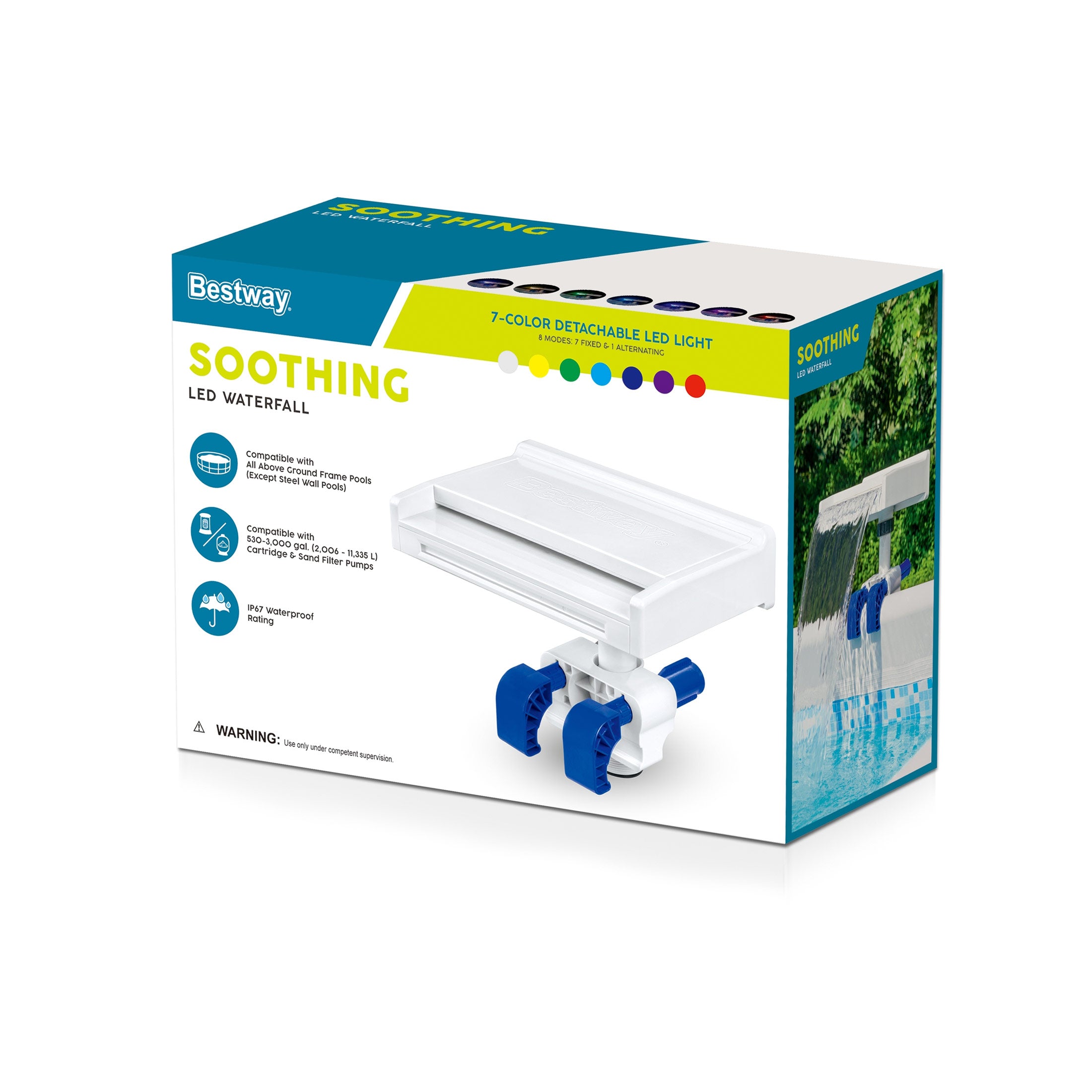 Bestway Soothing LED Pool Waterfall - Image 8
