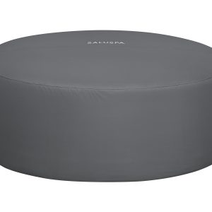SaluSpa 67 x 26 Round EnergySense Inflatable Hot Tub Cover. Gray
