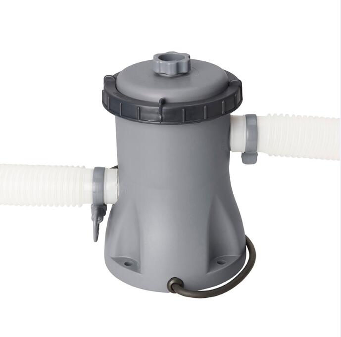 Bestway 800 gal. Cartridge Filter Pump Replacement. Gray