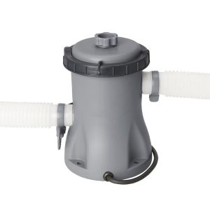 Bestway 330 gal. Cartridge Filter Pump Replacement. Gray