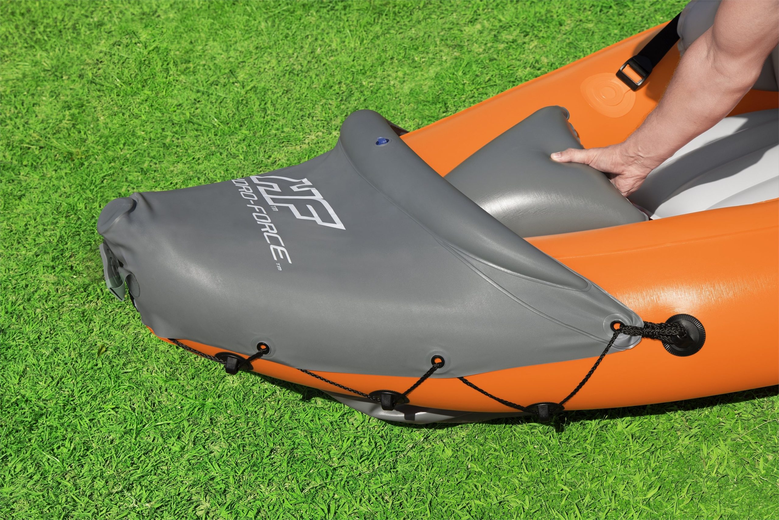 Hydro-Force Rapid X3 Inflatable Kayak Set 12'6 - Image 7