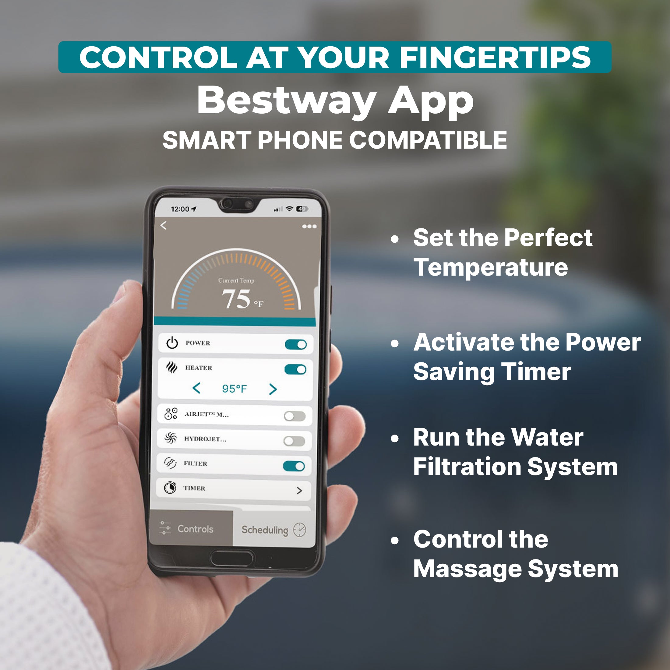 SaluSpa HydroJet Pro Smart Hot Tub Heater Pump with App-Control - Image 6
