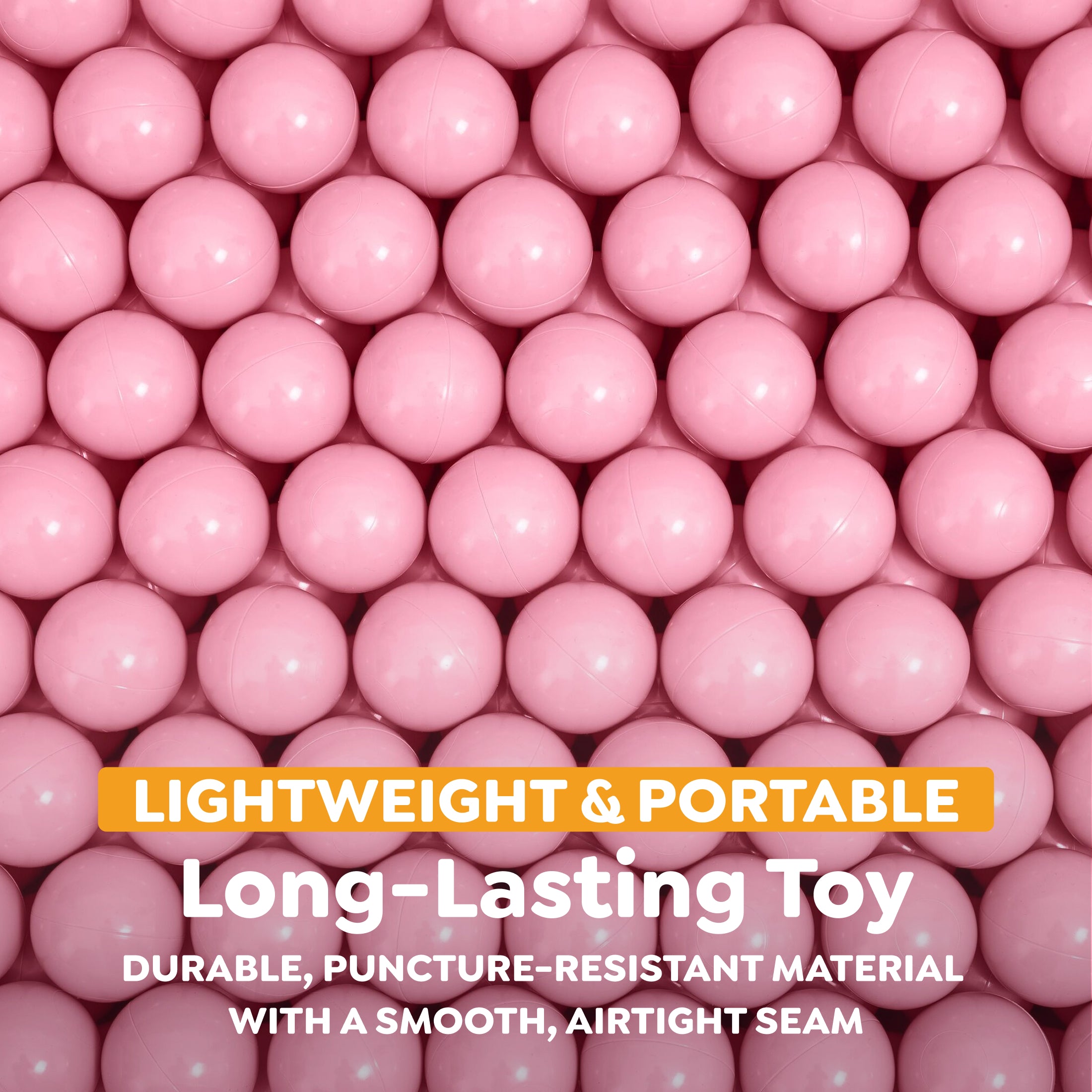 Bestway 250 Play Balls. Light Pink - Image 4