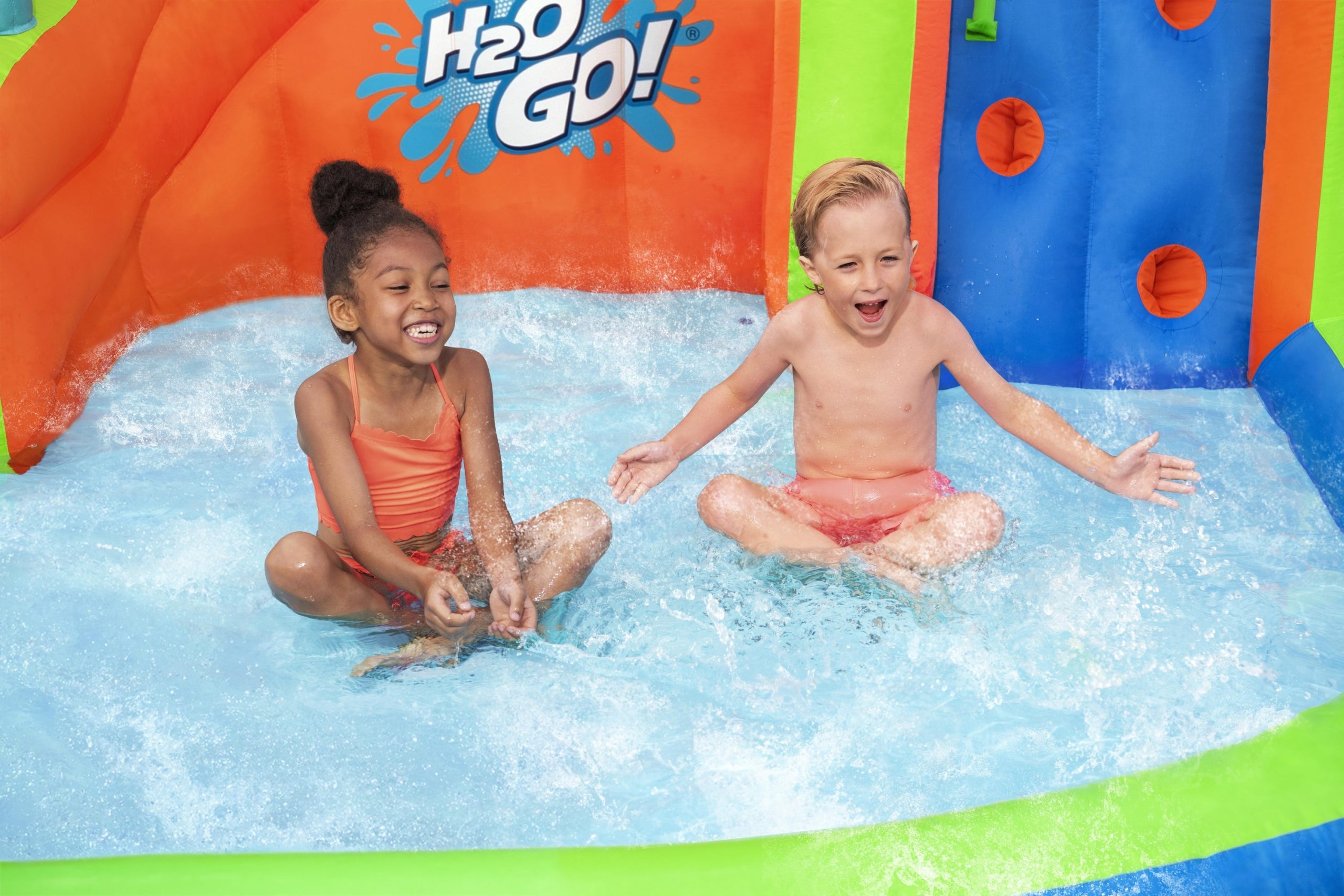 H2OGO! Turbo Splash 12' Kids Inflatable Mega Water Park - Image 9