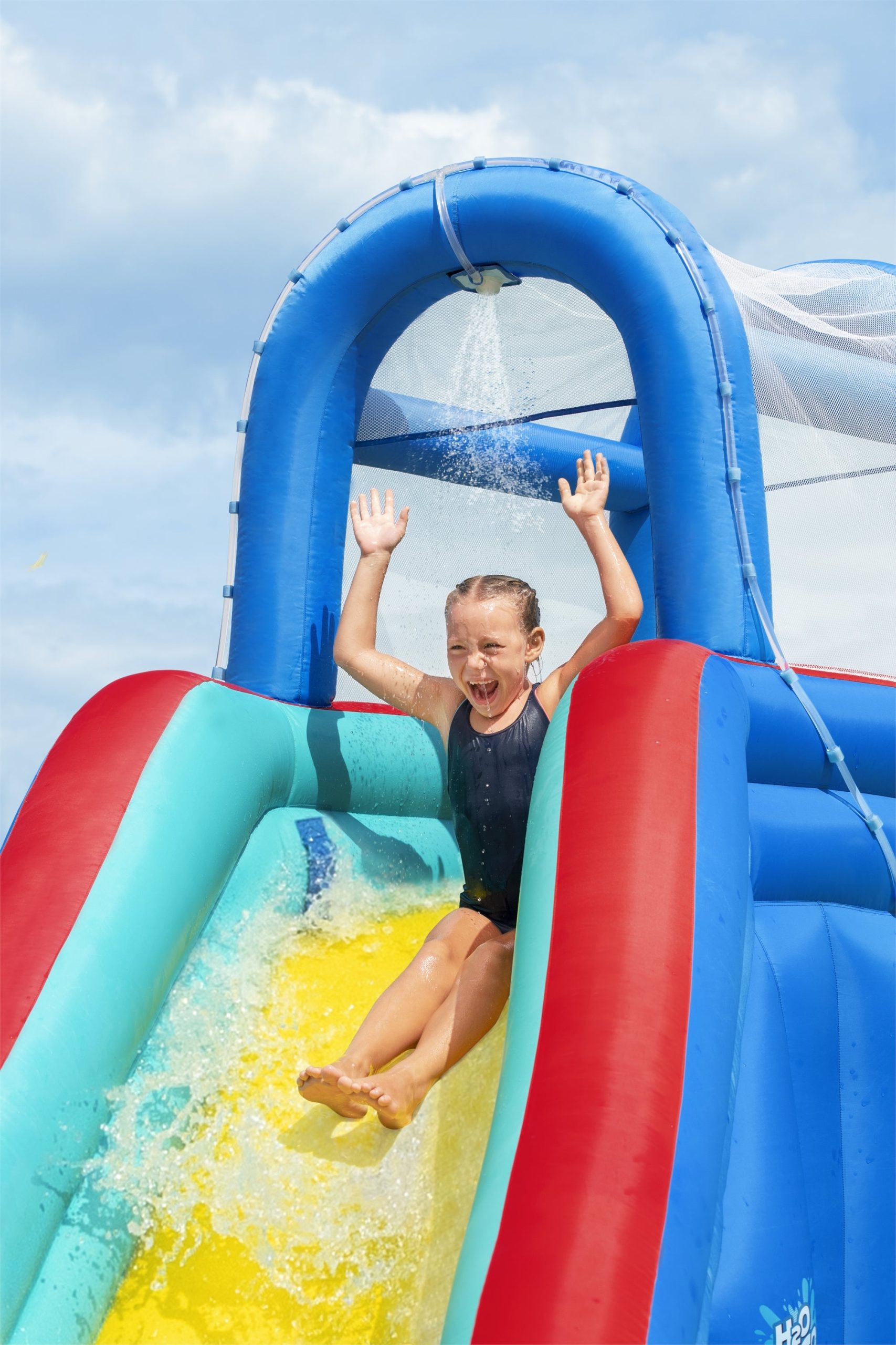 H2OGO! Waterfall Waves Kids Inflatable Water Park 18'8 - Image 7