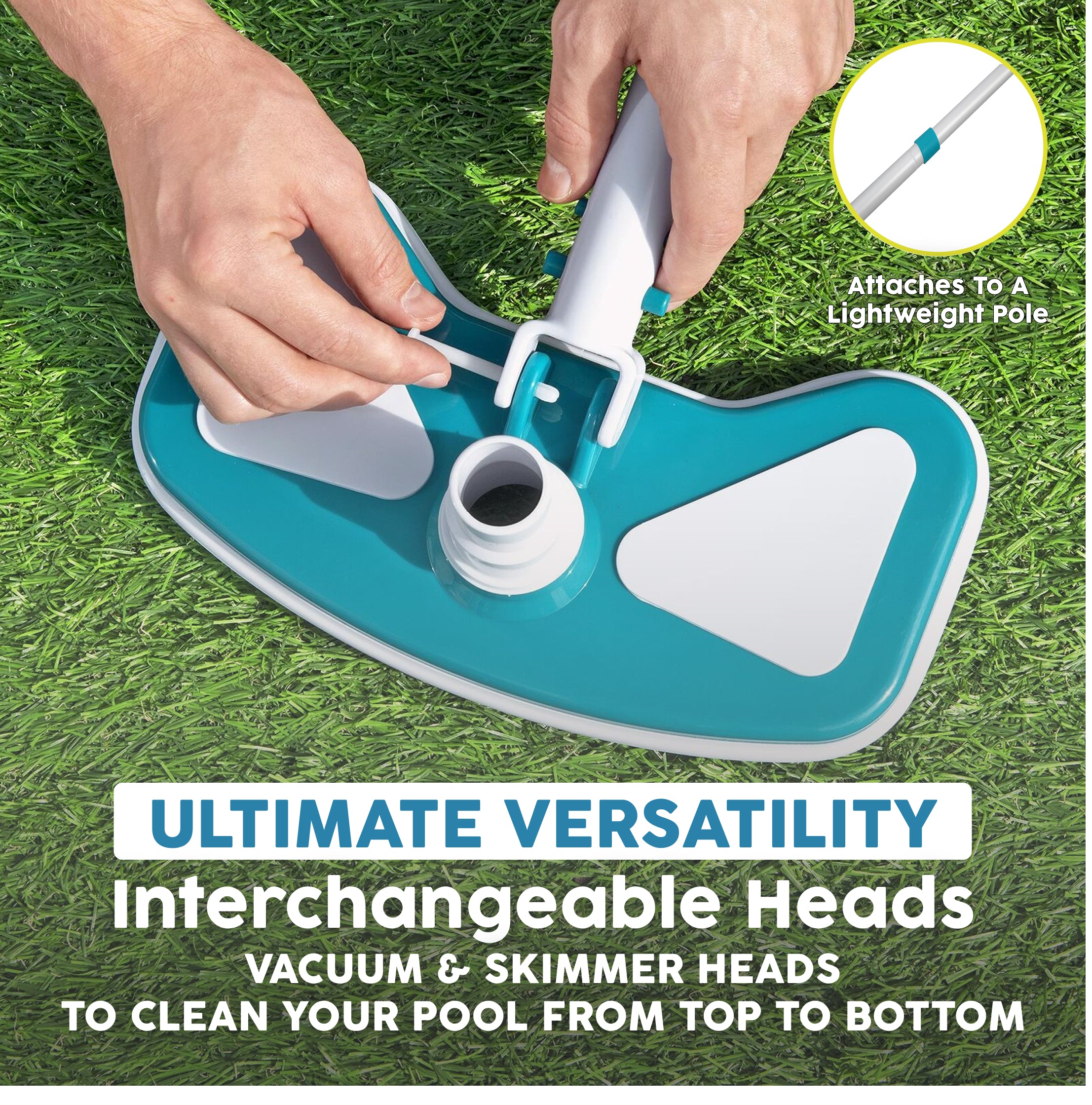 Bestway AquaClean Pool Maintenance Kit with Vacuum and Skimmer - Image 4