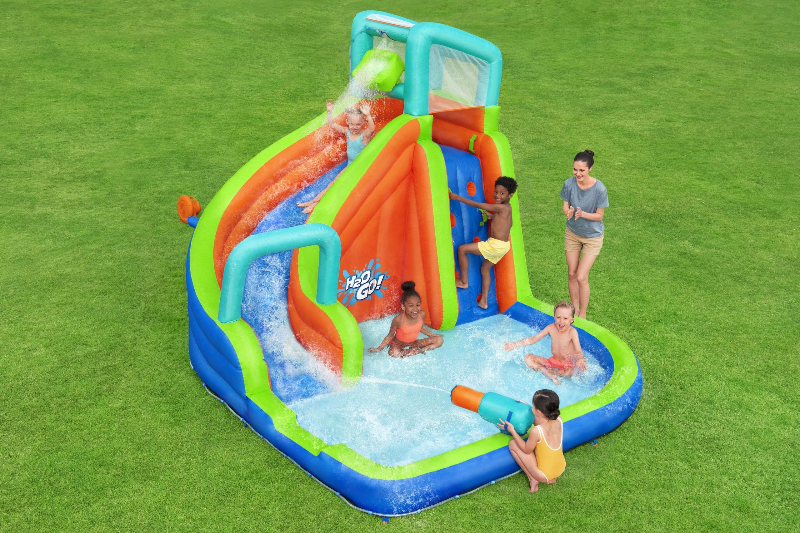 H2OGO! Turbo Splash 12' Kids Inflatable Mega Water Park - Image 2