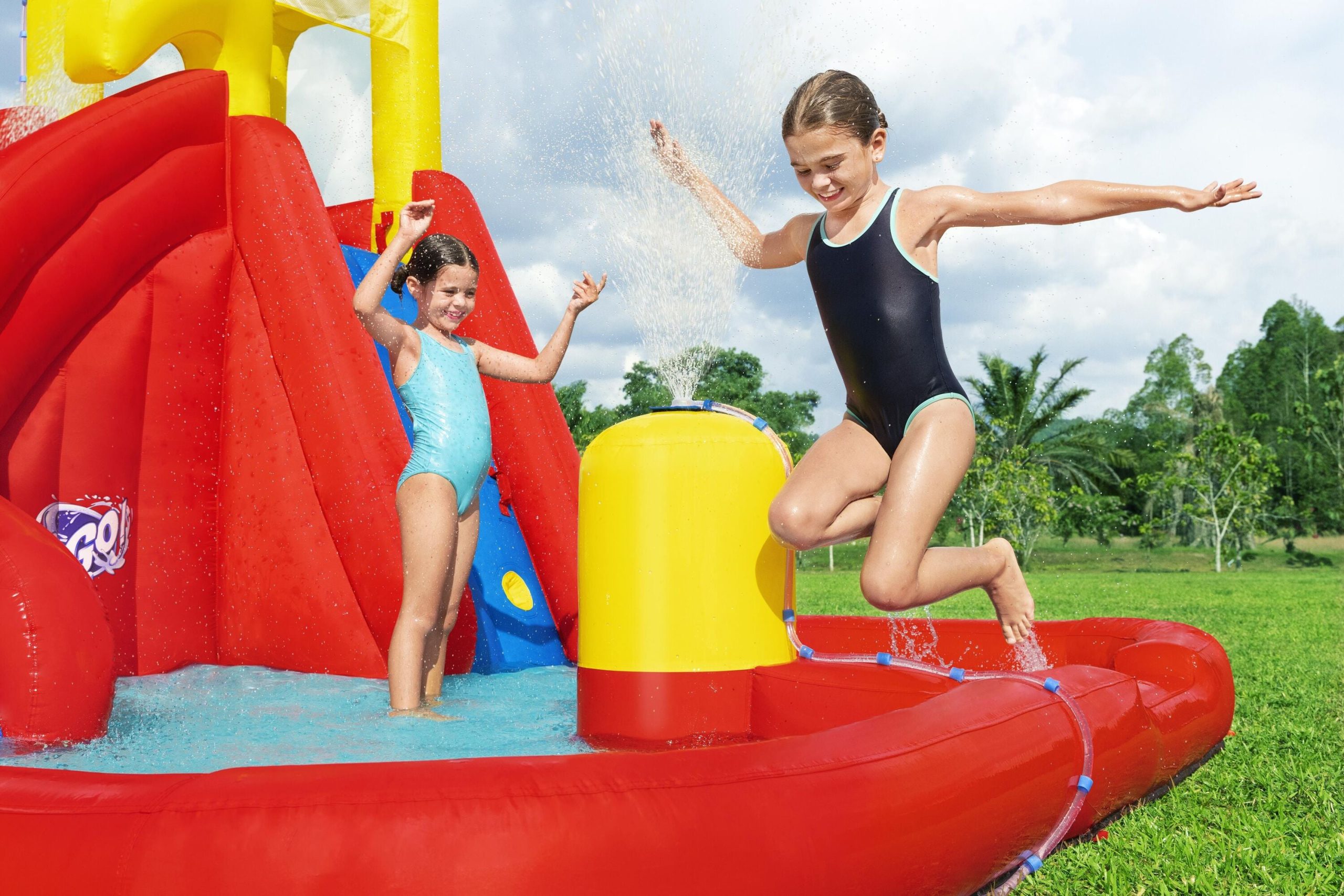 H2OGO! AstroSplash Kids Inflatable Mega Water Park 10'9 - Image 13