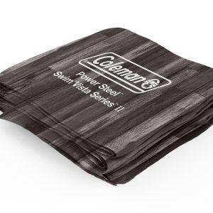 Coleman Power Steel Swim Vista Series 20' x 10' x 48 Oval Above Ground Pool Liner Replacement. Wood Print