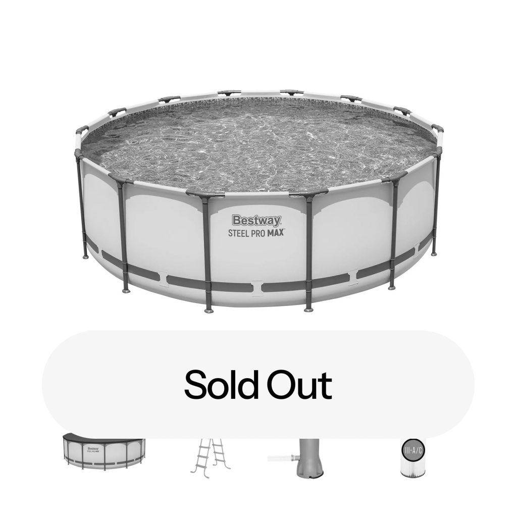 Bestway Steel Pro MAX 14' x 48 Above Ground Pool Set Round