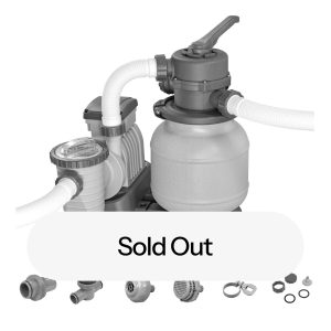 Bestway 1.600 gal. Above Ground Pool Sand Filter Pump
