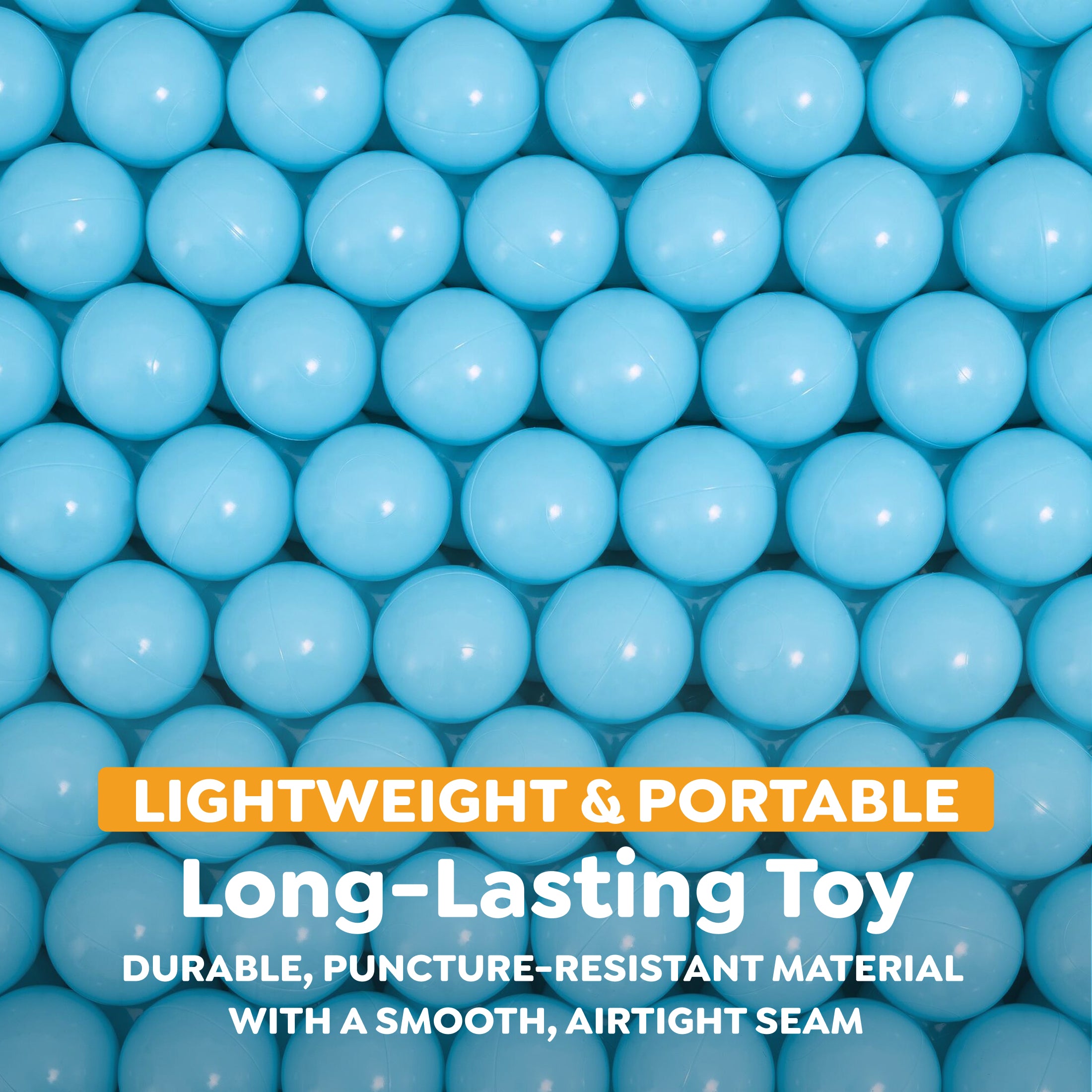 Bestway 250 Play Balls. Light Blue - Image 4