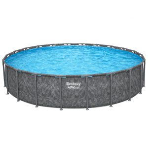 Bestway APX 365 22' x 52 Round Above Ground Pool Set