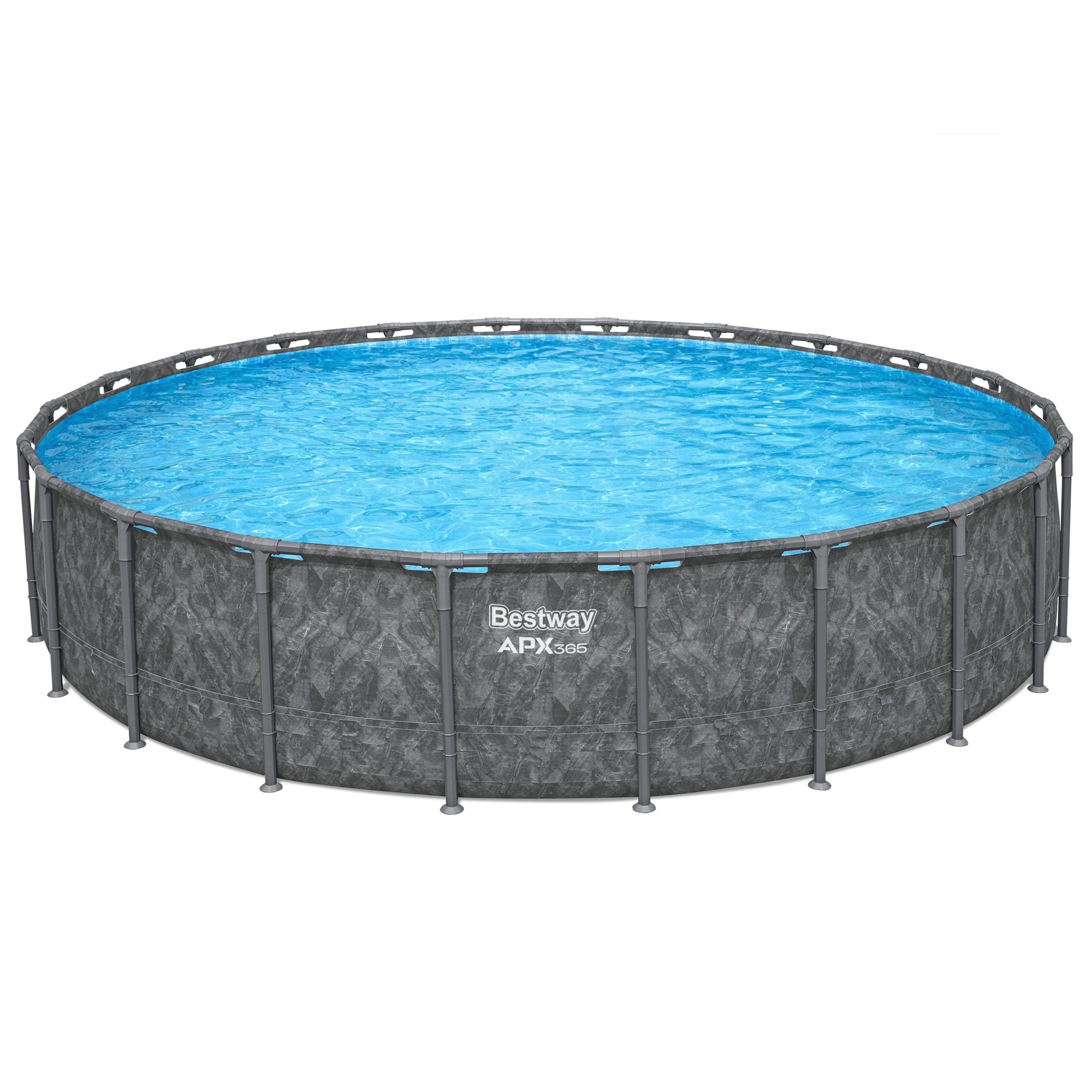Bestway APX 365 22' x 52 Round Above Ground Pool Set