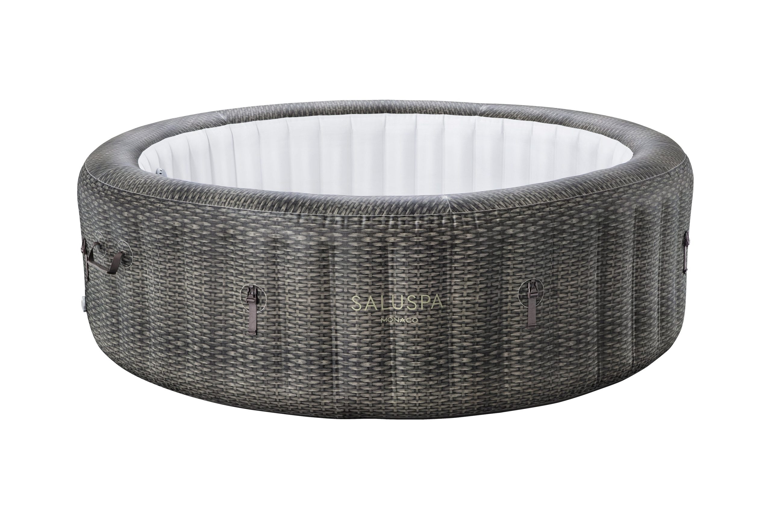 SaluSpa 85″ × 28 Monaco EnergySense Smart Signature AirJet Hot Tub Liner Replacement. Brown Wicker