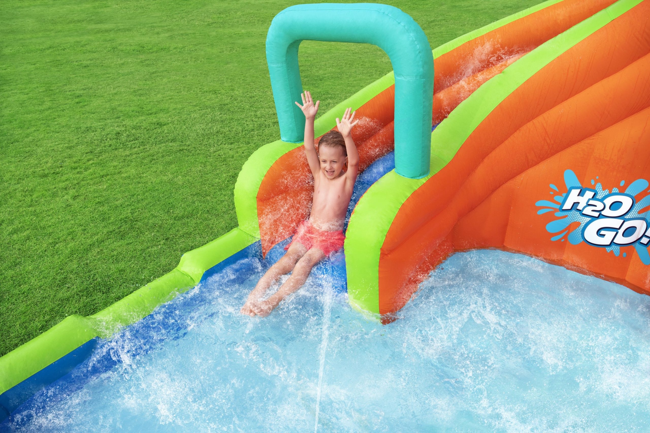 H2OGO! Turbo Splash 12' Kids Inflatable Mega Water Park - Image 8