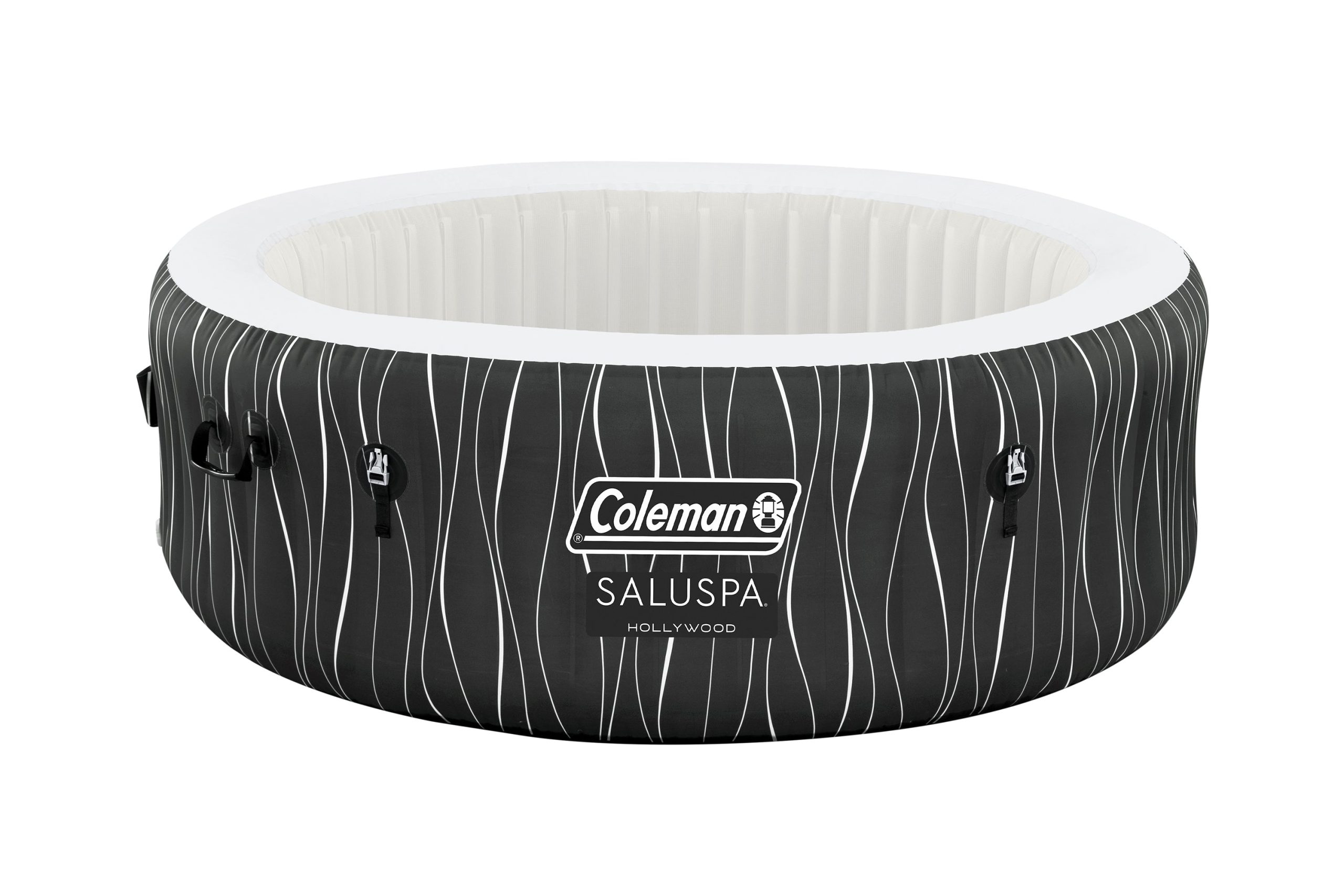 Coleman SaluSpa Hollywood AirJet Hot Tub Semi-Transparent Liner Replacement. Black Waves