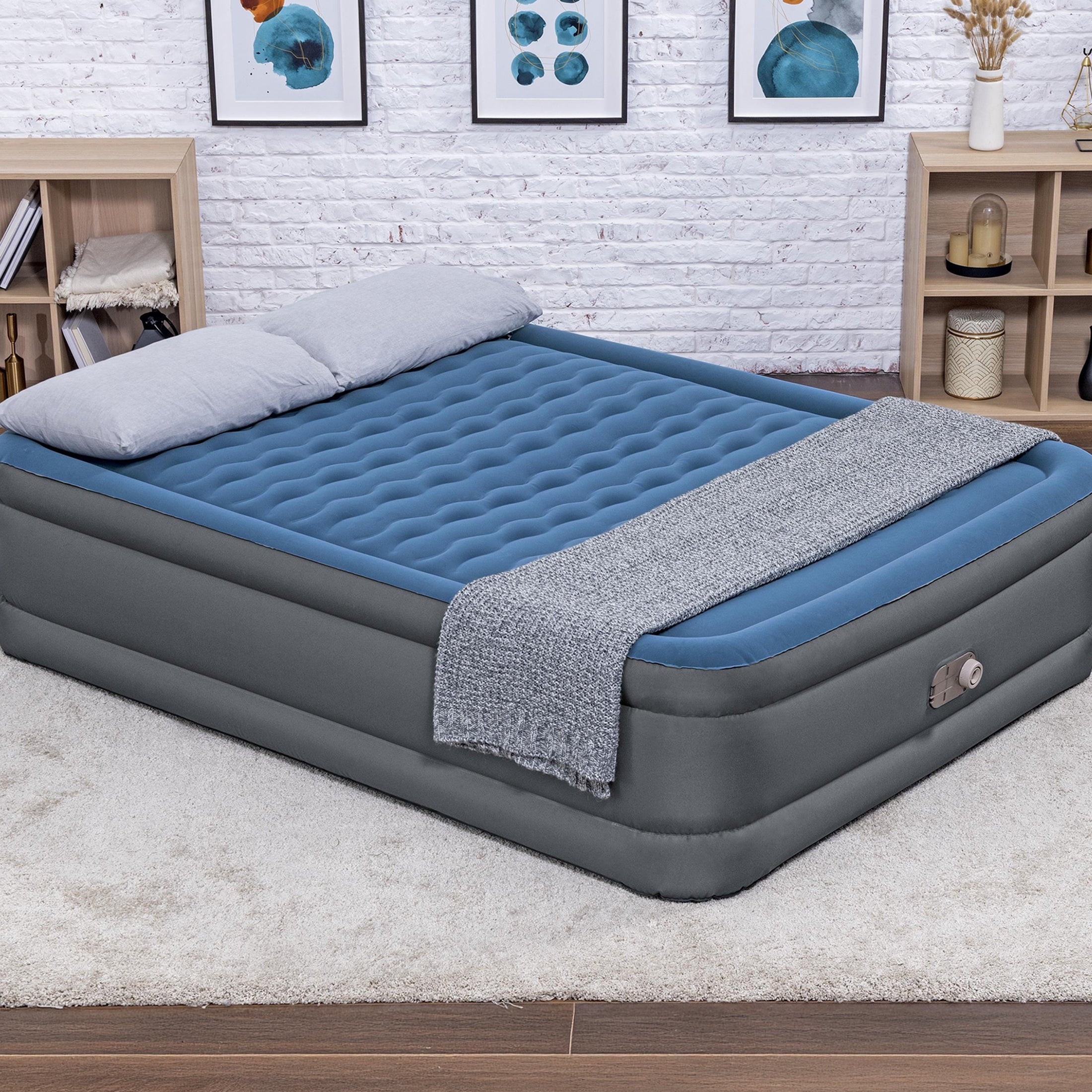 Bestway Tough Guard Air Mattress Queen 18 with Built-in AC Pump - Image 8