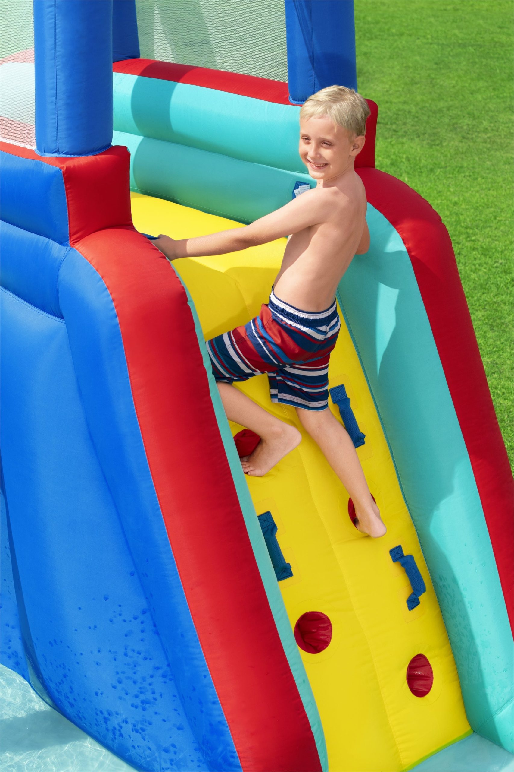 H2OGO! Waterfall Waves Kids Inflatable Water Park 18'8 - Image 8