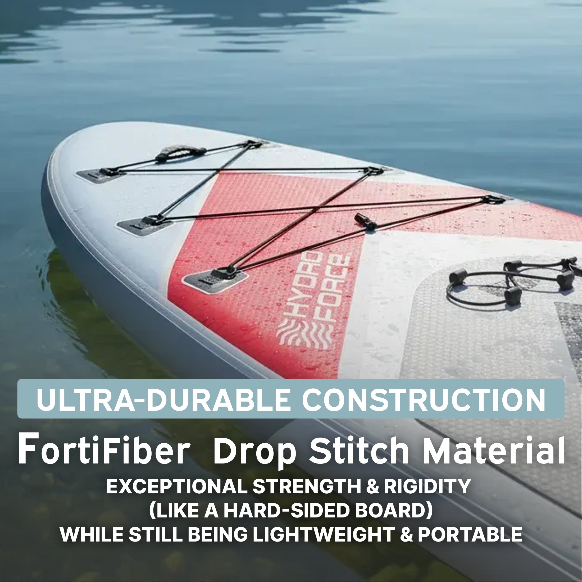 Hydro Force Solara Inflatable Stand-Up Paddleboard Set 10' - Image 5